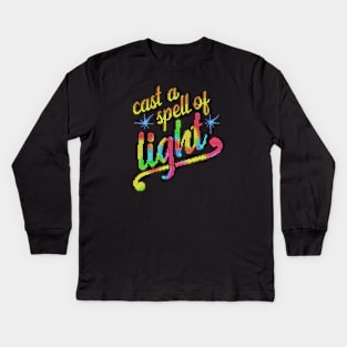 Cast A Spell Of Light Kids Long Sleeve T-Shirt